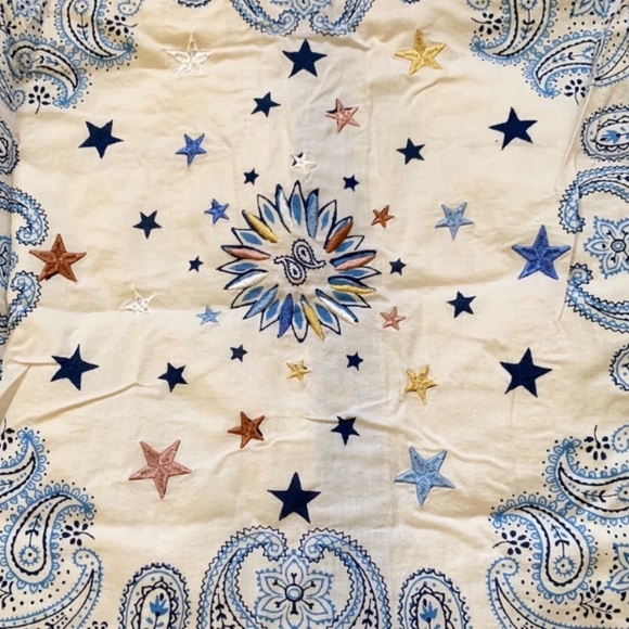 Free People Oversized Bandana Bandit Button Down - Picture 5 of 6